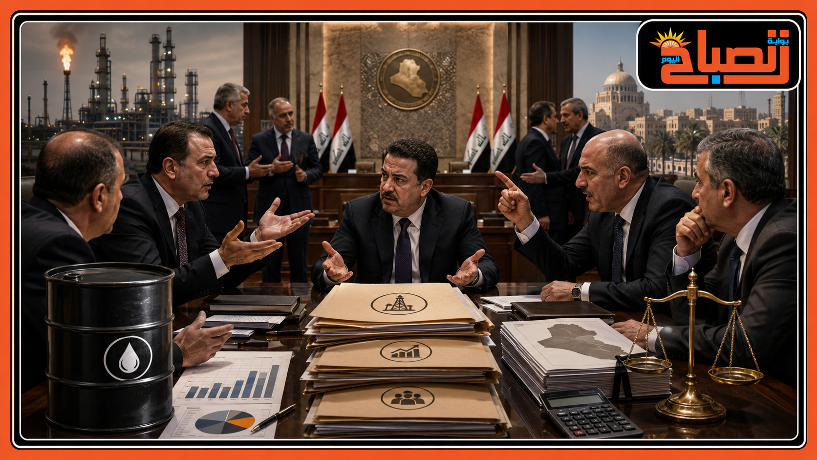أزمة تشكيل حكومة العراق تشتعل.. صراع النفط والمالية يربك الإطار التنسيقي